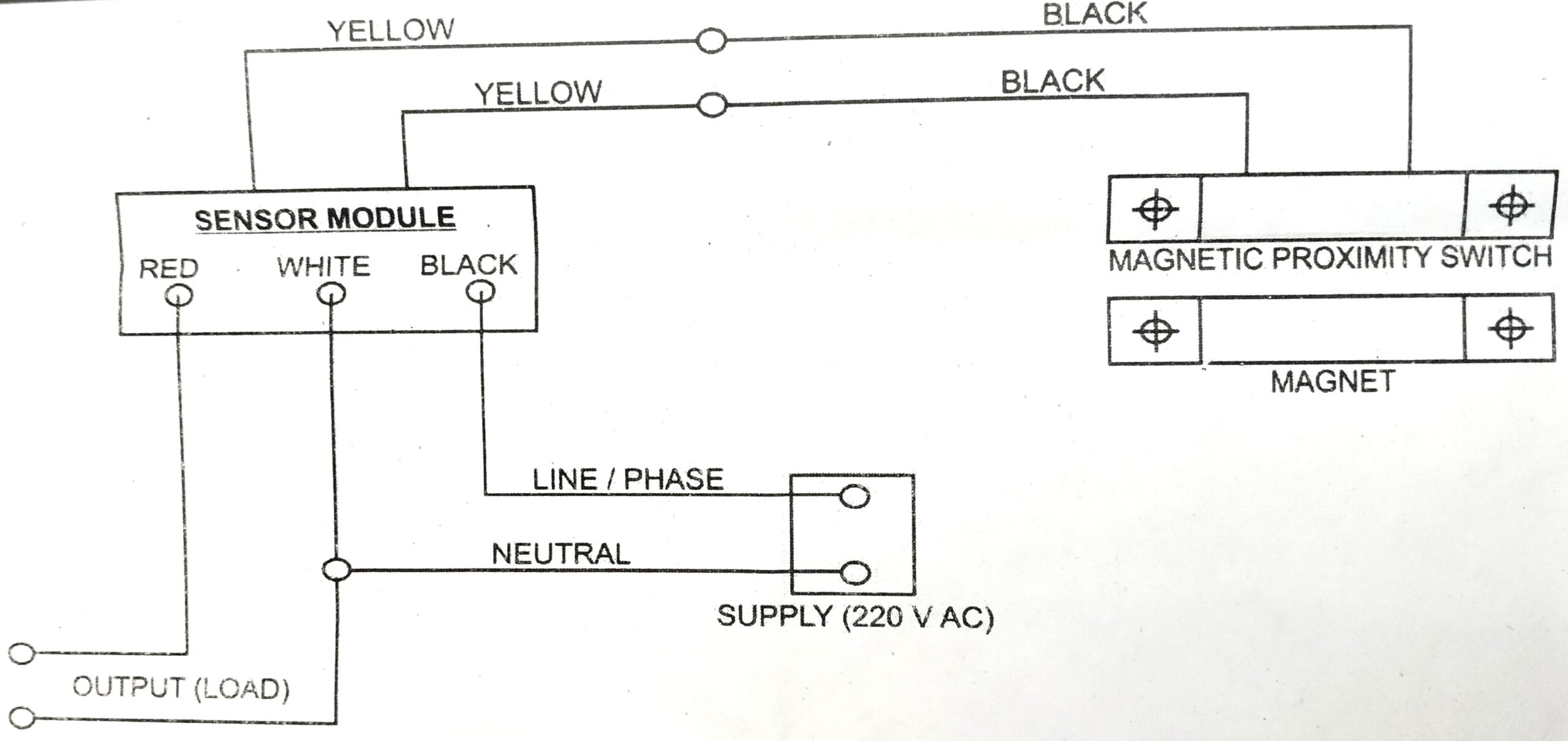 Air Curtain Sensor Black Circuit Dig.