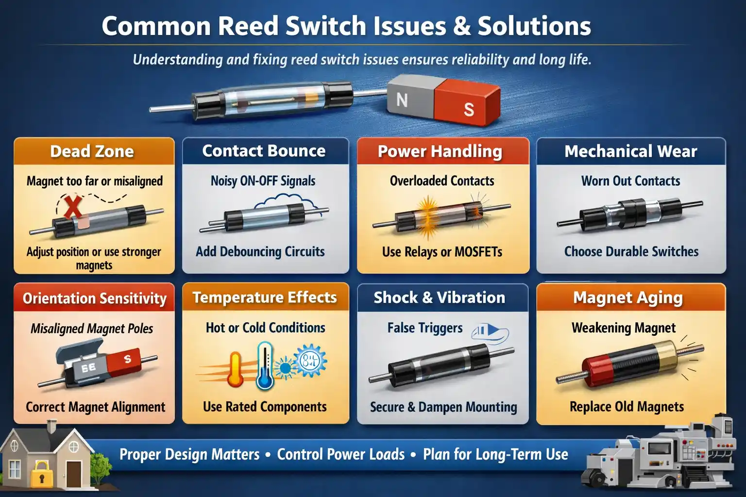Common Magnetic Reed Switch Issues and How to Fix Them