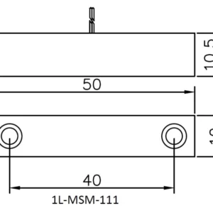 1L-MSM-111 NC Dimensions Diagram image