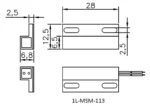 1L-MSM-113 Dimensions Diagram Image