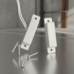 1 LEAP 1L-MSM-112 NO Normally Open Magnetic Reed Switch – Surface Mount Door Sensor for Air Curtains, Automation and Security Systems
