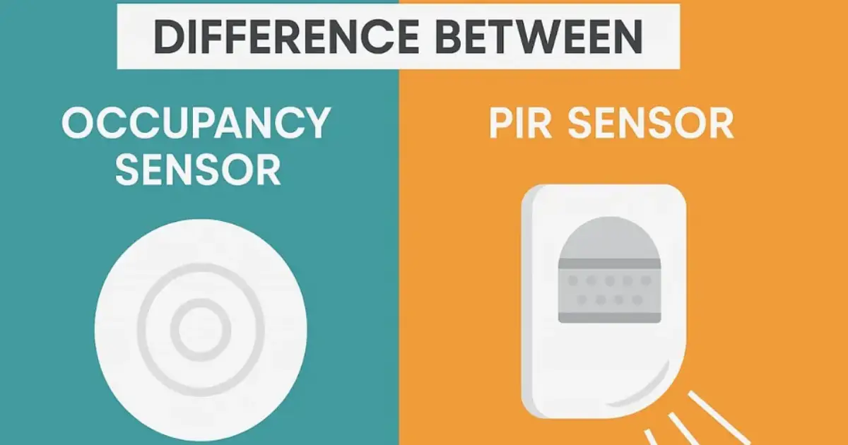 Difference Between Occupancy Sensor and PIR Sensor A Comprehensive Guide