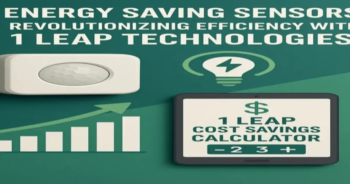 Energy Saving Sensors Revolutionizing Efficiency