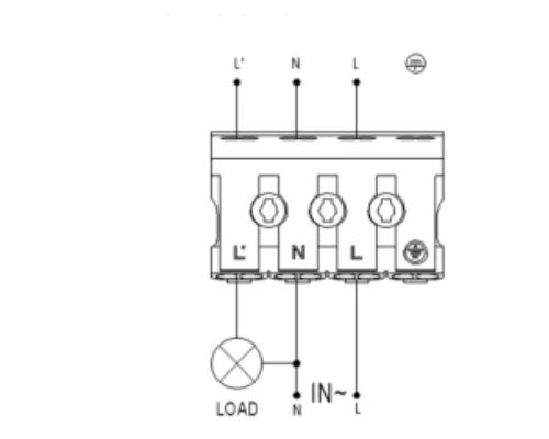 halogen connection diagram