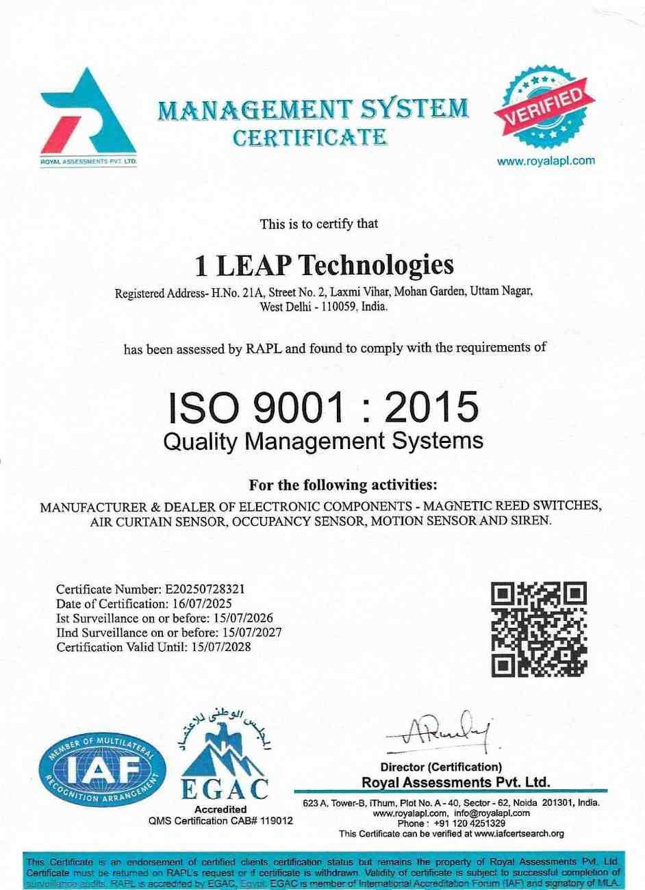 An ISO Certified Image