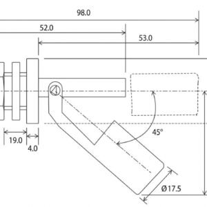 Horizontal Plastic Float Switch Diagram
