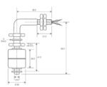 Horizontal Stainless Steel Float Switches Diagram