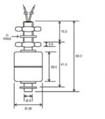 Vertical Stainless Steel Float Switch Diagram