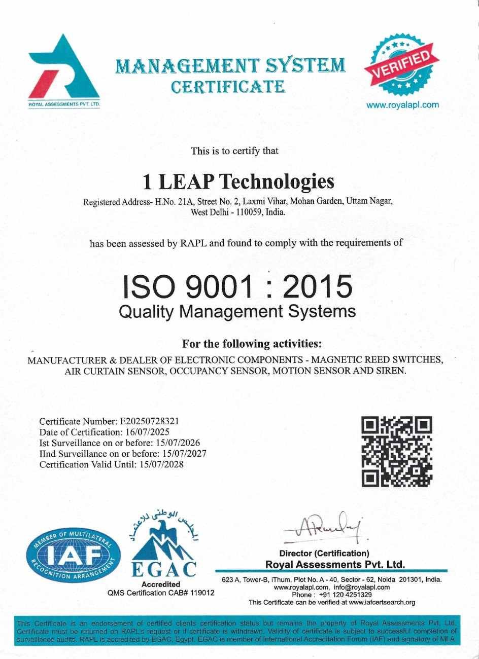 1 LEAP ISO Certified document